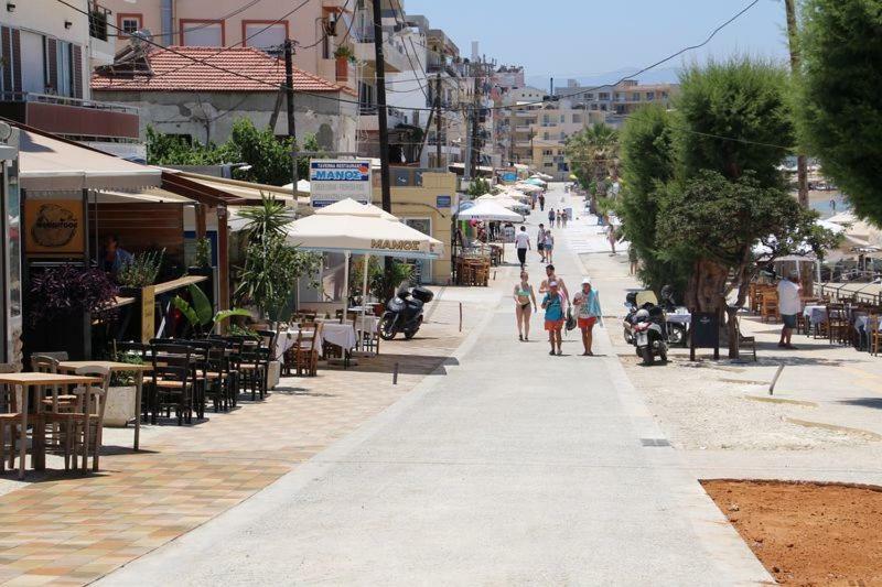 Sofia City Beach Apt. Nea Chora Chania Hanya Dış mekan fotoğraf